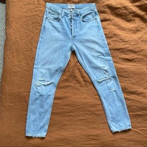 AGOLDE Jamie High Rise in Shakedown